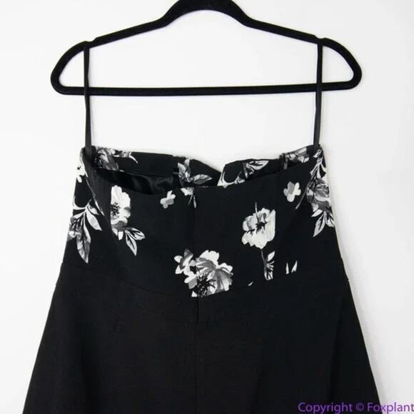 New! White House Black Market Convertible Floral-Bodice Jumpsuit, 14 - Picture 7 of 16